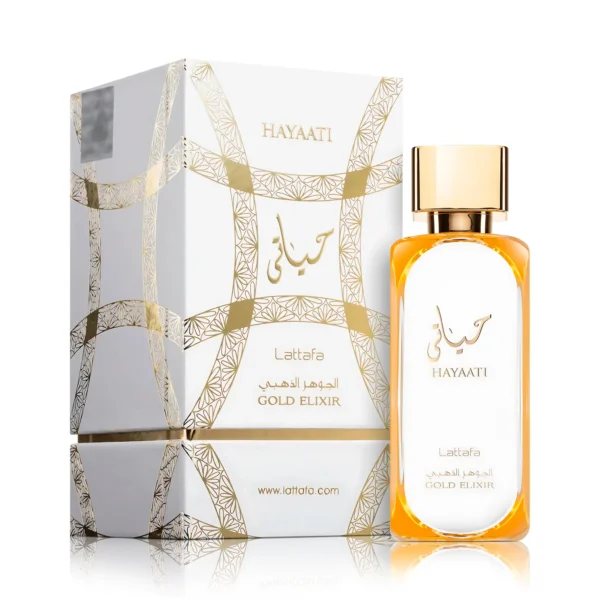 Hayaati Gold Elixir Lattafa Perfumes para Hombres y Mujeres - Imagen 2